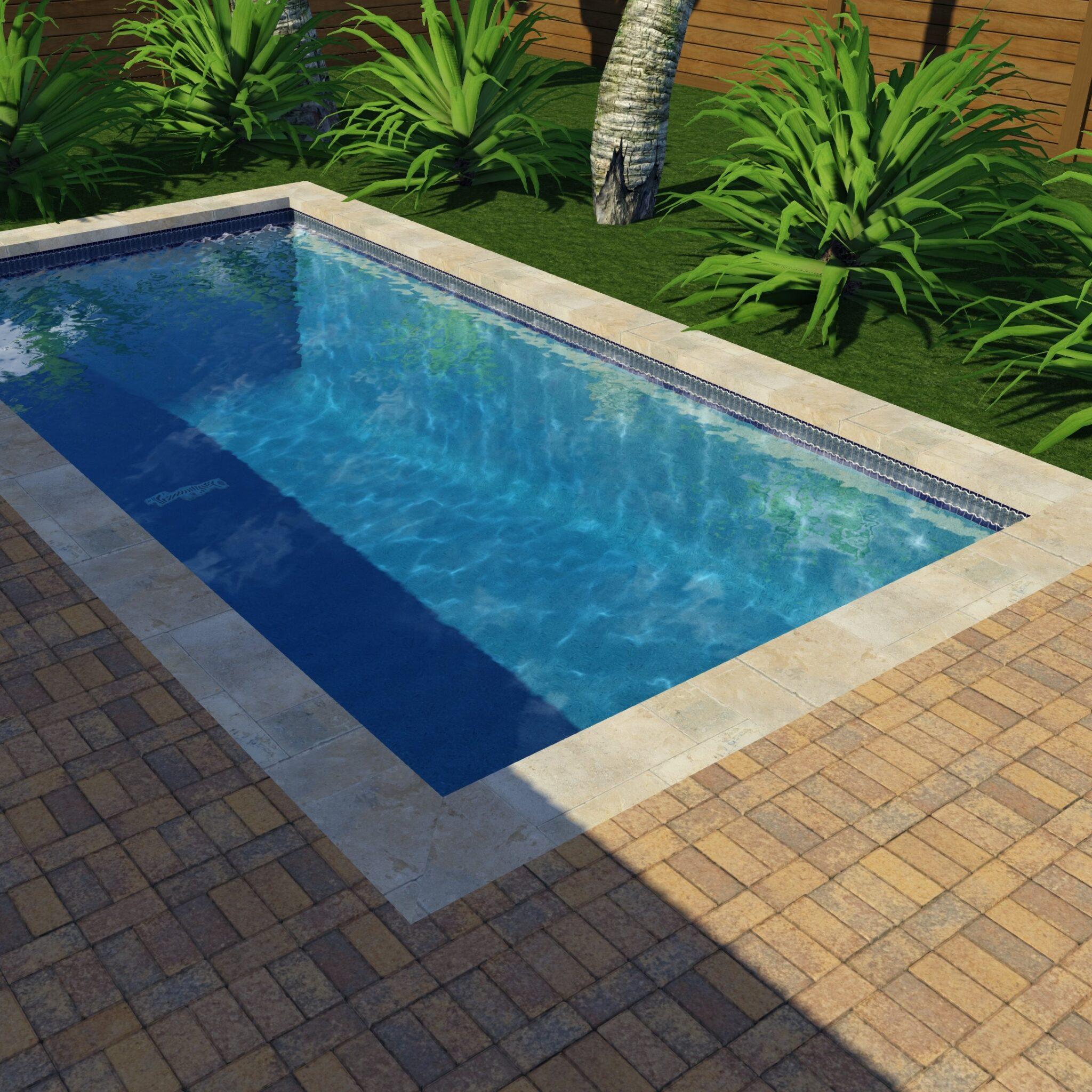 A1 Rectangle (10′ X 20′) - Swimming Pool Plans - $599.00